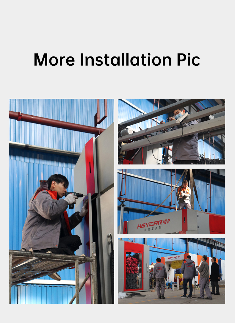 High Pressure Cold Water Car Wash Function Rollover Automatic Carwash Machine with Smart Dryer System
