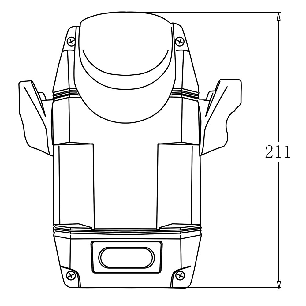211mm ISO9001 OEM PT Forklift Tiller Assembly Parts