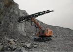 High Speed Crawler Drilling Rig / Powerful Small Rock Drilling Equipment