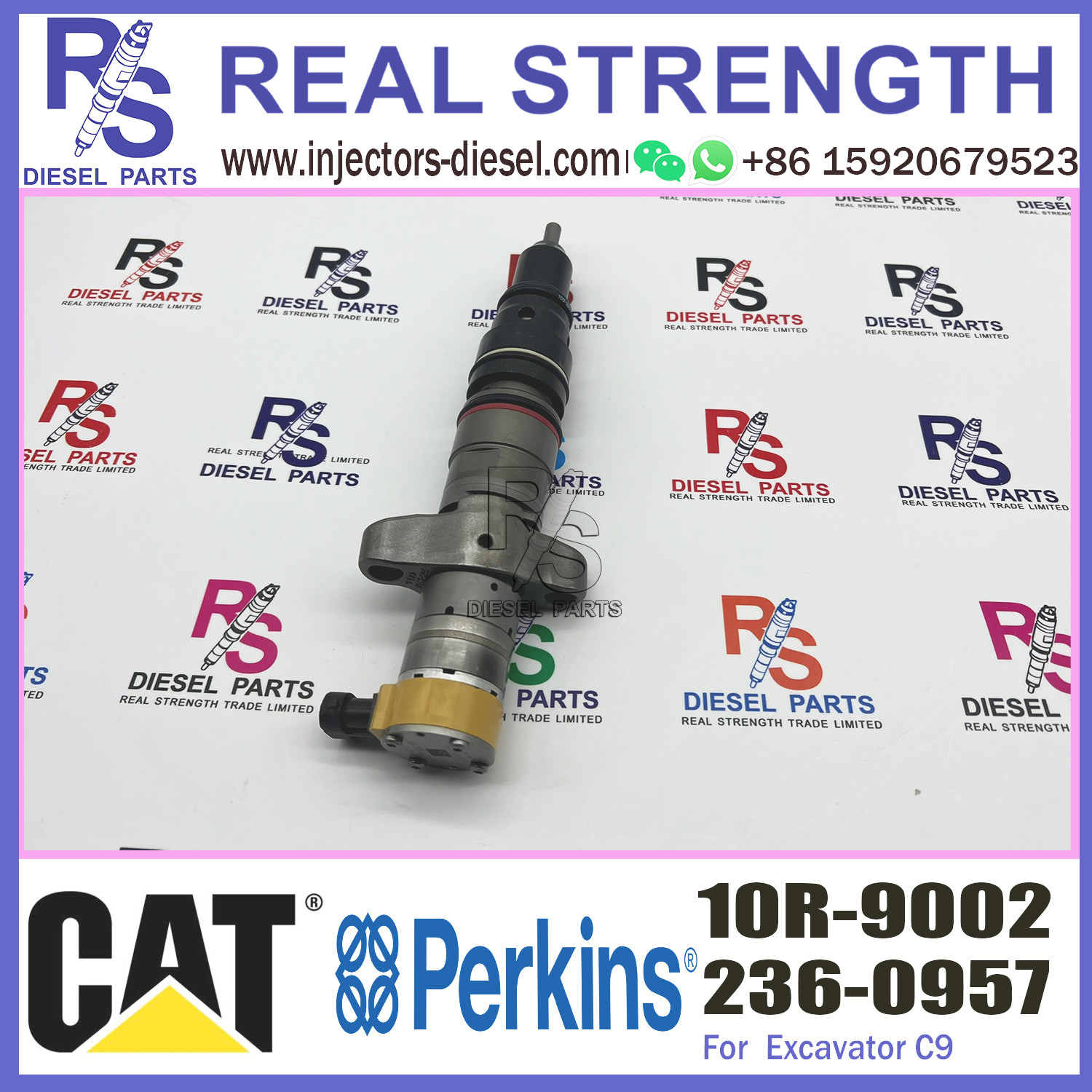 Superior quality Common Rail Fuel Injector 236-0957 10R-9002 for Caterpillar Engine C9