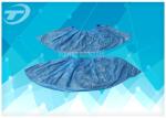 Single Use PE Disposable Shoe Covers / Nonwoven Protective Shoe Covers