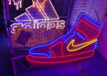 12VDC Acrylic Silicone Led Neon Shoes Billboard 200cm