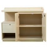 Storage Hospital Bedside Cabinet Customized Night Stand With Drawers