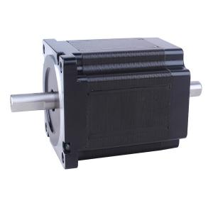 Quality 100mm Dual Shaft Stepper Motor Nema 34 6.8NM 4 Wires wholesale