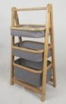 BSCI Knock Down 3 Tier Laundry Basket With Drawers