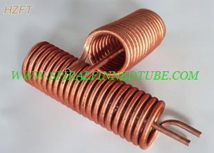 Integrated Copper Finned Tube Coils / Finned Coils for Tankless Water Heaters