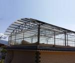 Higher Resistence Clear Pergola Roof Sheeting For Building UV Protection
