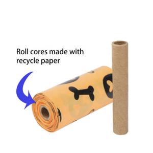 Quality Pet Dog Poop Waste Bag Custom Corn Starch Based Biodegradable Lavender Scented Eco Friendly Outdoor Plastic Bag Holder 15 Micron wholesale