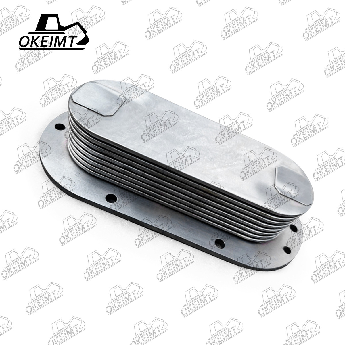 Excavator Engine Model Parts NE6 - 8P Oil Cooler Core For Machinery