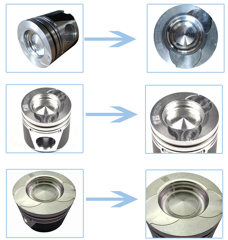 Sinotruk Engine Parts Piston Vg1560037011 for Heavy Truck