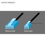 LAN / USB / Media Cable Processing Equipment AC 110V 120W Power