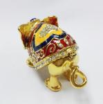 Thailand Gifts Trinket Box Elephant Shape Jewelry Boxes for gift fashion