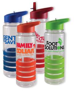 Quality 800ml sports water bottle with Matching Rubber Grip wholesale