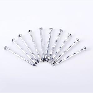 Quality Construction Angular Spiral Concrete Nails P Head Electro Galvanized Finish wholesale