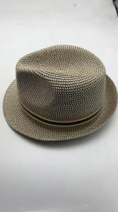 Quality Elegant 3 Inch Round Straw Sun Hat With Ribbon wholesale