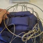 Flexible Light Drop Anti Theft Safety Wire Mesh Stainless Steel Rope Net Bag