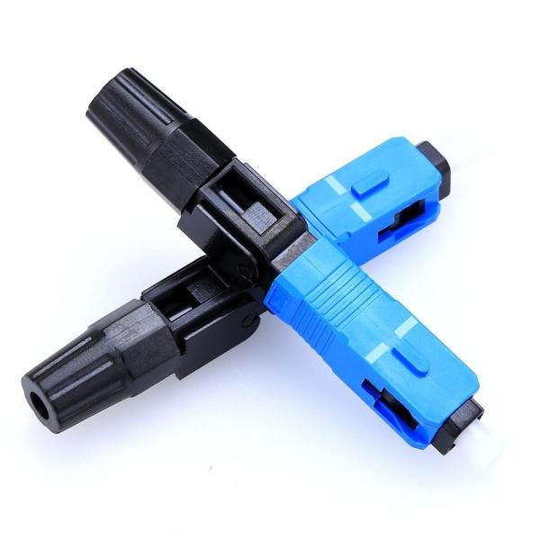 Laser 0.9mm 2.0mm 3.0mm LC Fiber Optic Fast Connector Type F For Network
