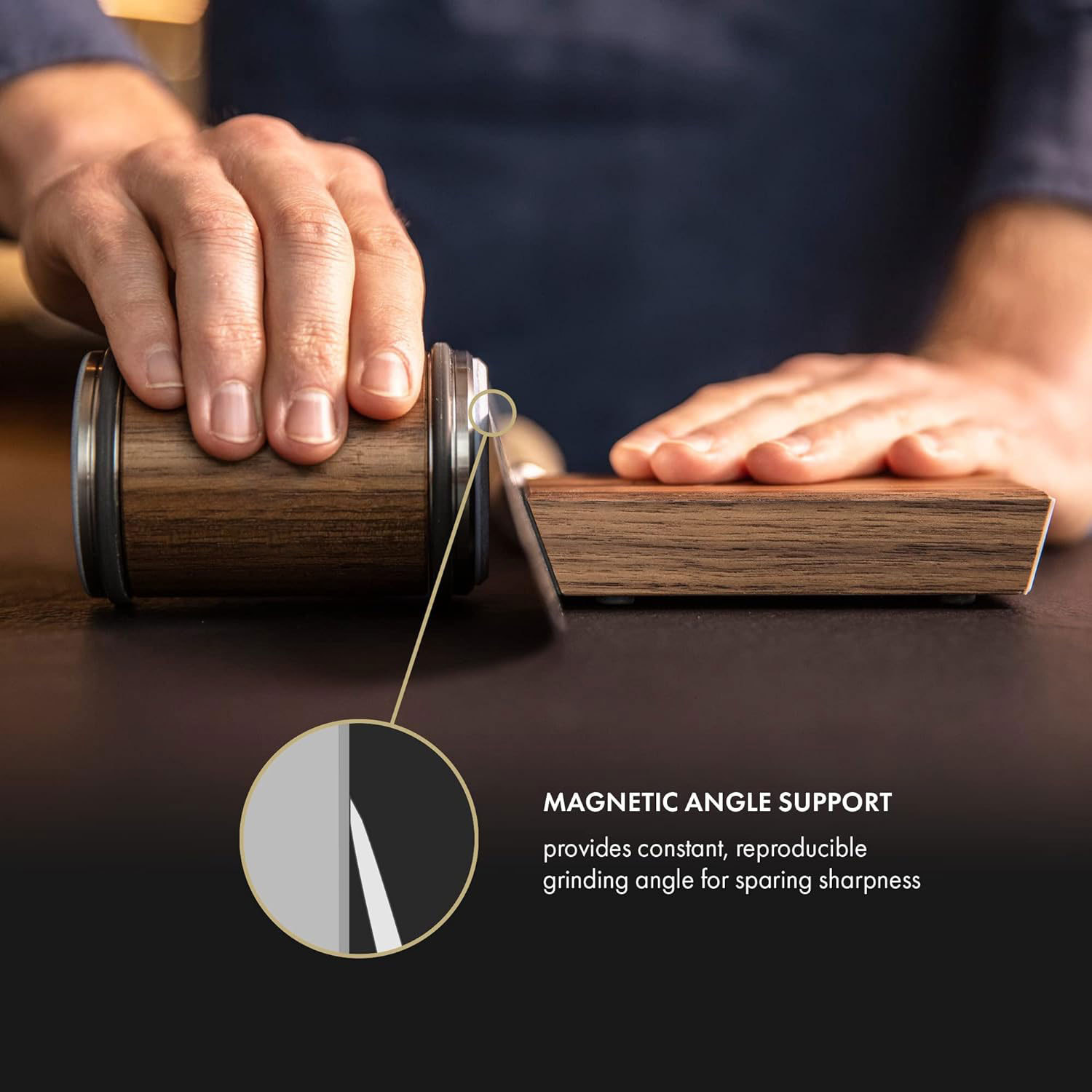 Stocked Multifunctional Kitchen Accessory Kit Walnut Aluminium Alloy Magnetic Diamond