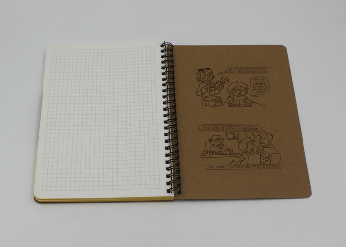 Handmade Brown Craft Cover Recycled Paper Notebook For Office Staff