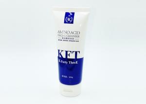 Quality 100G Flip Cap Plastic Squeeze Tubes , Facial Clean Cream Empty Plastic Tubes wholesale