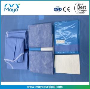 Quality Waterproof Nonwoven Surgical Lithotomy Drape Pack With Leggings wholesale