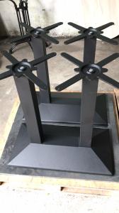 Quality Commercial Interior Bistro Table Base Cast Iron Material 425 X 550mm Base Size wholesale