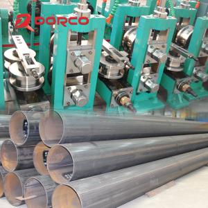 China 110m/Min Spiral Welded Pipe Mill 35x35-70x70 Erw Tube Mill Manufacturers on sale