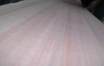 Red Quarter Cut Okoume Veneer Without Figured Quarter And Crown