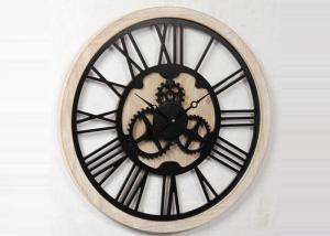 Quality Rustic 3D Metal Wall Art Clock wholesale