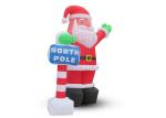 Custom Outdoor Christmas Decoration LED Lights Inflatable Santa Claus For Home