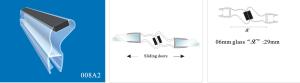 Quality Sealing Strips/waterproof magnetic strips/shower door seals/PVC Magnetic Seal 008A2 wholesale