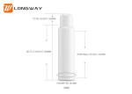 Non Leak 100ml Plastic Cosmetic Bottles Snap On Fine Mist Sprayer Lightweight