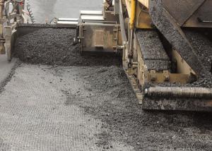 Quality 40KN/M Black Fiberglass Geogrid with Lower Elongation for Dike Slope wholesale