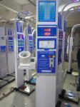 Coin Slot / Coin Operated Ultrasonic Height And Weight Machine High Accuracy