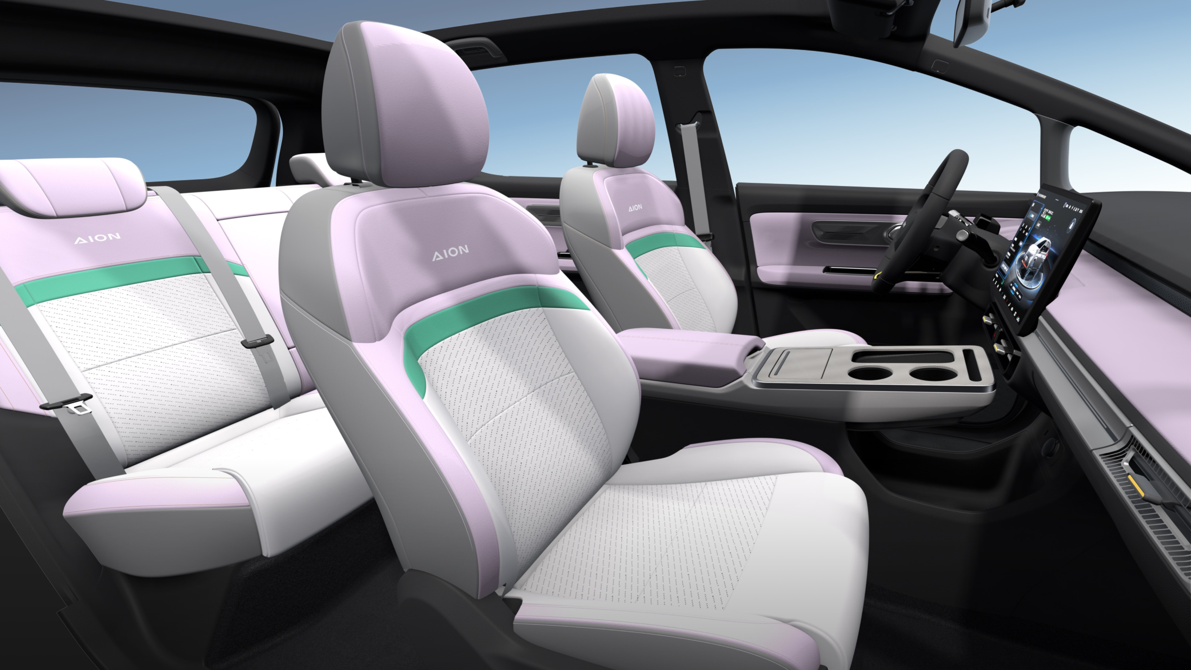 New Energy Vehicles Aion Y Plus Cars With Camera 5 Door 5 Seat SUV Max Speed 150km/H