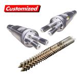 Food Grade Stainless Steel Twin Screw Barrel For Nitriding Integral Type
