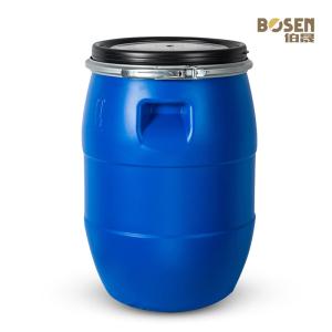 Quality Durable Plastic Chemical Barrel 60L Round Bucket With Iron Ring wholesale