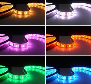 Quality Pink 5050 12V LED strip flexible light 60 leds 5m Roll 300SMD IP65 Waterproof JALN7 wholesale