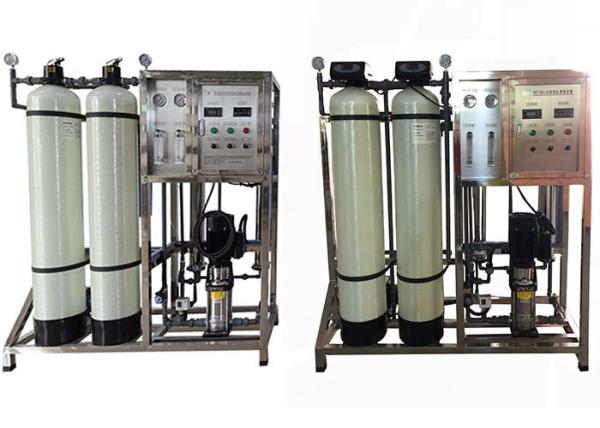 Cheap Automatic RO Water Treatment System 500L/H With Water Filters Cartridge Stainless Steel 304 316 Fiber Glass FRP Plant for sale