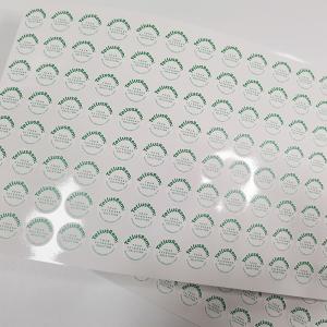 Quality Blank Printed Anti Counterfeit Labels Adhesive Eggshell Sticker Paper wholesale