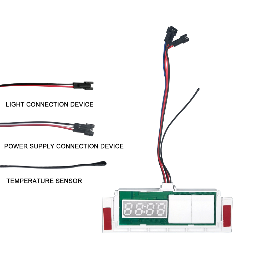 Slim 12V 5A 60W Inductive Switches Time Temperature Display Defogger LED Light Mirror Touch Sensor Stepless Dimmer Switch