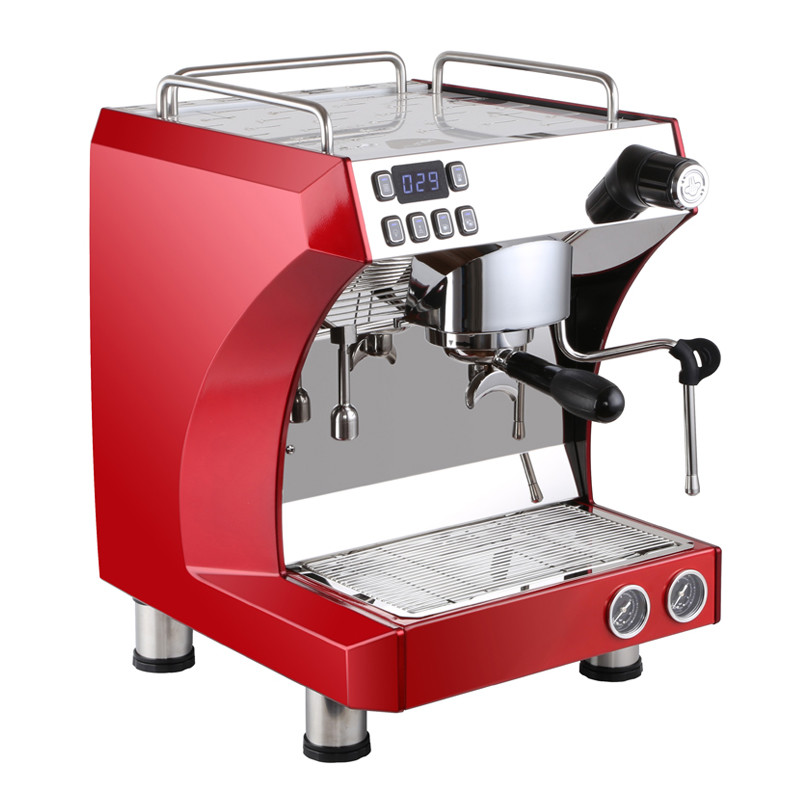 Commercial Single Group Coffee Machines 3100W Time Setting With Strong Steam