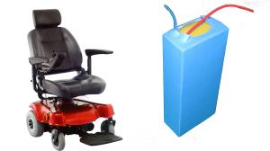 Quality 10Ah 24Volt Electric Wheelchair Lithium Battery In Compact Size &amp; Long Cycle Life wholesale
