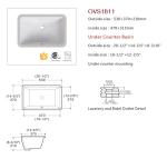 Best Company For Undermount Wash Basin With High-Grade Porcelain