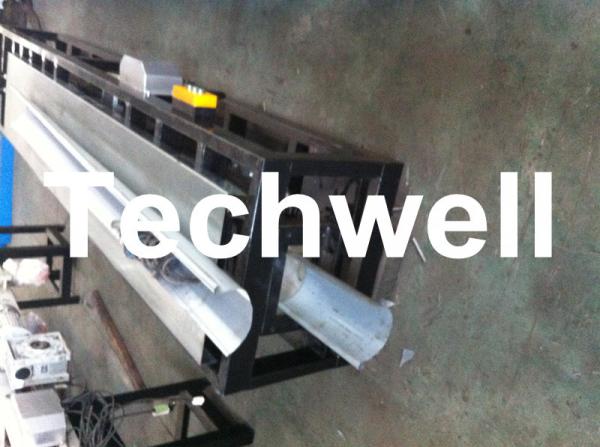 Cheap 0.3mm Portable Seamless Gutter Machine, Half Round Gutter Machine For Rainwater for sale