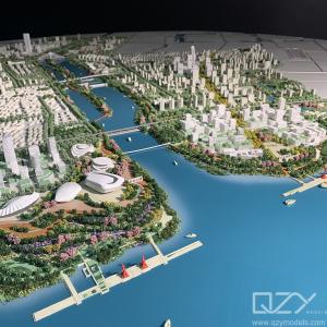 Quality Aecom Mini Building Nantong Urban Model Architecture 1/1500 wholesale