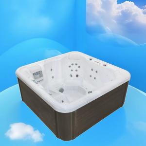 Quality Freestanding Acrylic Massage Heating Bathtub Outdoor Soaking Spa Hot Tub wholesale