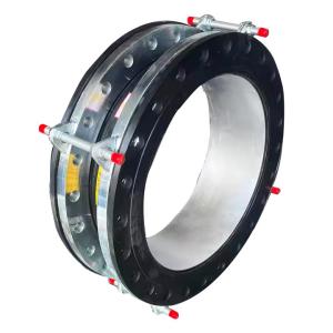Quality Large Diameter Fully Sealed End Face Flexible Rubber Joint Flange Lining Stainless Steel Guide Tube wholesale