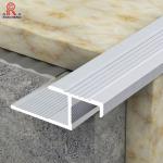2.5m Aluminium Bullnose Stair Nosing , Nonradioactive Aluminium Stair Edge
