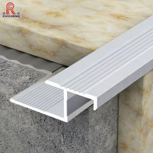 Quality Outdoor Aluminium Stair Nosing Edge Trim Anodised ASTM Grade wholesale
